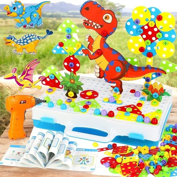 3d Creative Mosaic Puzzle Toys